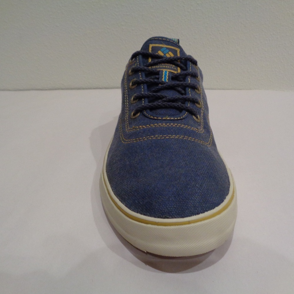 Columbia VULC N VENT Blue Canvas Sneakers - Picture 2 of 8